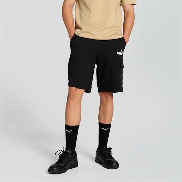 Men's 10" Cargo Shorts, PUMA Black, extralarge-IND